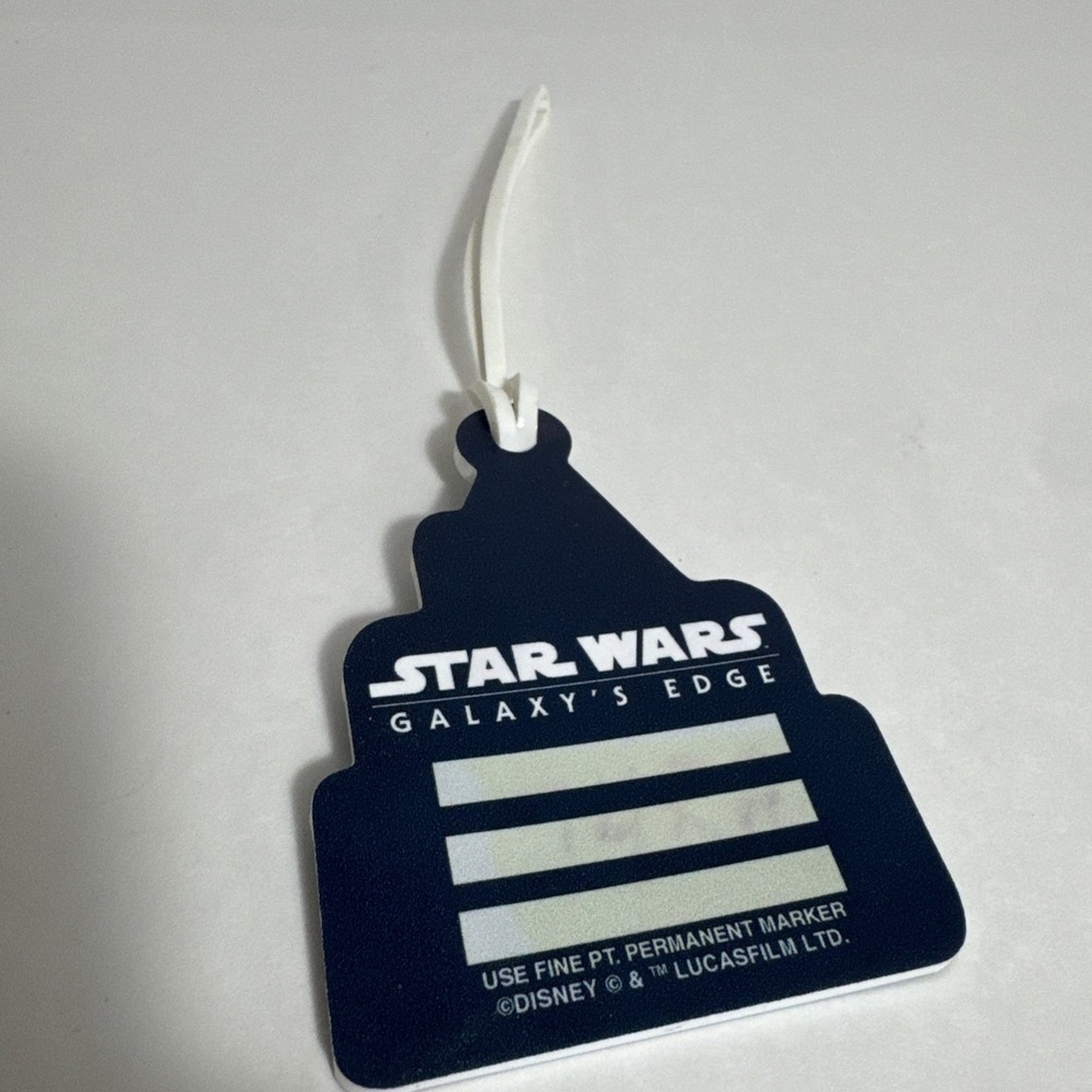 STAR WARS - "GALAXY'S EDGE" - LUGGAGE BAG TAG - DISNEYLAND - DISNEY WORLD RARE! - Picture 4 of 5